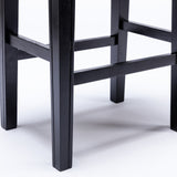 Counter Height 26" Bar Stools for Kitchen Counter Backless Faux Leather
