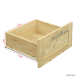 High wardrobe with 2 doors, 2 drawers and 5 storage spaces