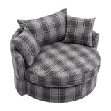 Modern  Akili swivel accent chair  barrel chair