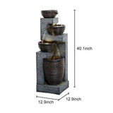 Cliffdell Resin outdoor Fountain With Light