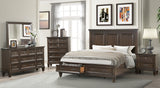 Hamilton King Size Storage Bed in Walnut made with Engineered Wood