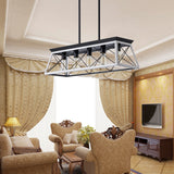 Farmhouse Chandeliers With 5 Bulbs For Dining Room