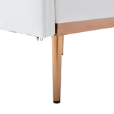COOLMORE Accent  Chair  ,leisure single sofa  with Rose Golden  feet