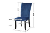 7-piece Dining Table Set with 1 Faux Marble Dining Rectangular Table and 6 Upholstered Chairs