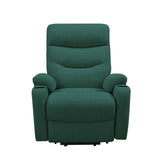 Liyasi Electric Power Lift Recliner Chair Sofa with Massage and Heat for Elderly, 3 Positions, 2 Side Pockets and Cup Holders, USB Ports, High-end quality fabric