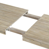 7-Piece Wooden Dining Table Set - Extendable Table with 12” Leaf and 2 Drawers, 6 Dining Chairs with Soft Cushion