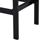 Counter Height Extra Long Dining Table Set with 3 Stools Pub Kitchen Set Side Table