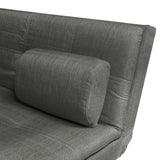 63.4” Futon Dark Grey Sofa bed