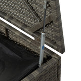 Patio Furniture Sets, 7-Piece Patio Wicker Sofa , Cushions, Chairs , a Loveseat , a Table and a Storage Box
