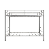 Metal Bunk Bed Twin Over Twin - No Box Spring Needed