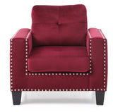 Glory Furniture Burgundy Chair