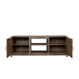 Farmhouse TV Stand,  Wood Entertainment Center Media Console with Storage