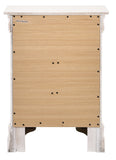 White 3 drawer nightstand