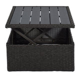 Outdoor Patio Daybed with Retractable Canopy. Wicker Furniture Sectional Seating with Washable Cushions, Backyard, Porch