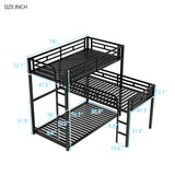 Triple Twin Size Bunk Bed