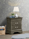 Glory Furniture Louis Phillipe G3105-N Nightstand , Gray