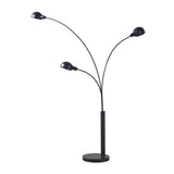 Archer 3-Light Adjustable Tiered Arc Metal Floor Lamp