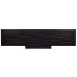 TREXM Console Table Sofa Table with Drawers for Entryway with Projecting Drawers and Long Shelf (Espresso)