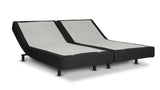 Split Cal King massaging adjustable bed