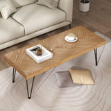 Modern Coffee Table, Easy Assembly Tea Table