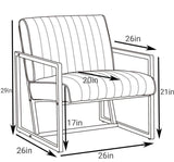 Modern design high quality PU(BROWN)+ steel armchair，for Kitchen, Dining, Bedroom, Living Room