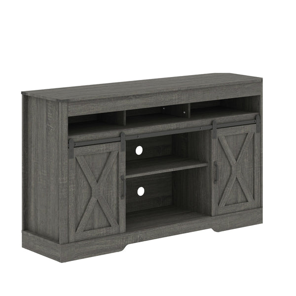 Dark Gray Farmhouse tv stand / Storage Cabinet