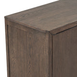 U-Style Storage Cabinet Sideboard Wooden Cabinet with 2 Metal handles and 2 Doors for Hallway, Entryway, Living Room, Bedroom