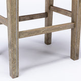 Counter Height 26" Bar Stools for Kitchen Counter Backless Faux Leather