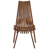 Folding wood chair