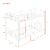 Twin Over Twin Metal Bunk Bed