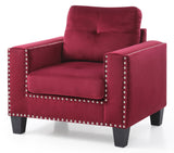 Glory Furniture Burgundy Chair
