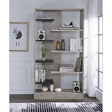 Bookshelf in Faux Concrete & Black