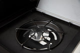 Propane Grill 4 Burner Barbecue Grill Stainless Steel Gas Grill with Side Burner and Thermometer for Outdoor BBQ, Camping