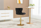 COOLMORE  Bar Stools with Back and Footrest Counter Height bar Chairs