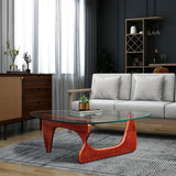 Cherry Triangle coffee table Wood Base