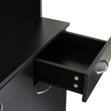 Tall Kitchen Cabinet, with 6-Doors, 1-Open Shelves and 1-Drawer