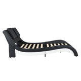Room Digs Faux Leather Upholstered Platform Bed + LED lighting-Bluetooth connection to play music, Backrest vibration massage