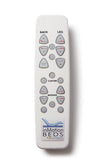 Split Cal King massaging adjustable bed