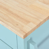 Kitchen Island Cart Mint Green