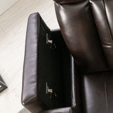 Orisfur. Power Motion Recliner with USB Charging Port and Hidden Arm Storage, Home Theater Seating with 2 Convenient Cup Holders Design ,360° Swivel Tray Table,and Cell Phone Stand