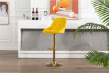 COOLMORE  Bar Stools with Back and Footrest Counter Height Dining Chairs