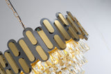 Modern American pendant diamond crystal chandelier -8 bulbs