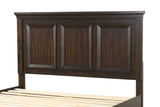 King 5 Piece Storage Bed in Walnut made with Solid Wood