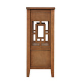 Farmhouse Pine Wood Console Table Entry Sofa Table with 4 Drawers & 1 Storage Shelf for Entryway Living Room Bedroom Hallway Kitchen