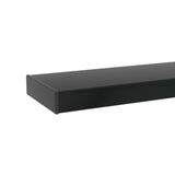 Rectangle Black Glass Coffee Table, Clear Coffee Table