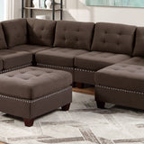 Coffee brown Sectional 8pc Set