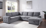 Storage Sleeper Sectional Sofa