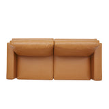 Orisfur. Modern Style  3 Seat Sofa  PU Leather Upholstered Couch Furniture for Home or Office (3-Seat Sofa)