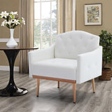 COOLMORE Accent  Chair  ,leisure single sofa  with Rose Golden  feet