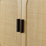 Kitchen storage cabinets with rattan decorative doors, buffets, wine cabinets, dining rooms, hallways, cabinet console tables